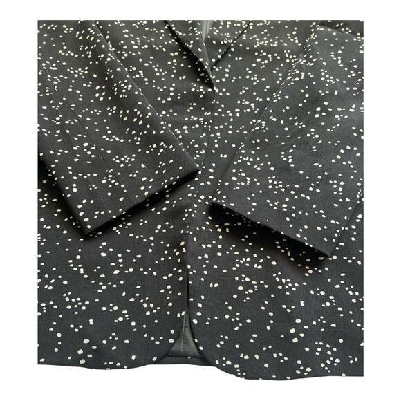 ASTR The Label Blazer Womens Small Black White Dots Open Front Workwear Office - Picture 11 of 12